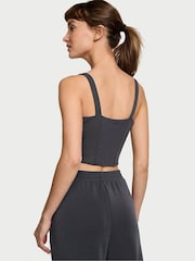 Victoria's Secret Pure Black Modal Corset Tank Top - Image 2 of 3
