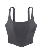 Victoria's Secret Pure Black Modal Corset Tank Top - Image 3 of 3
