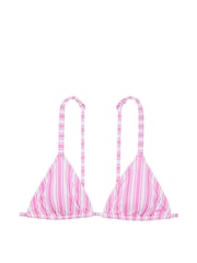 Victoria's Secret PINK Pink Stripe Triangle Swim Bikini Top - Image 3 of 3