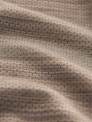 Natural Short Sleeve Tee Active Mesh Training T-Shirt - Image 8 of 8