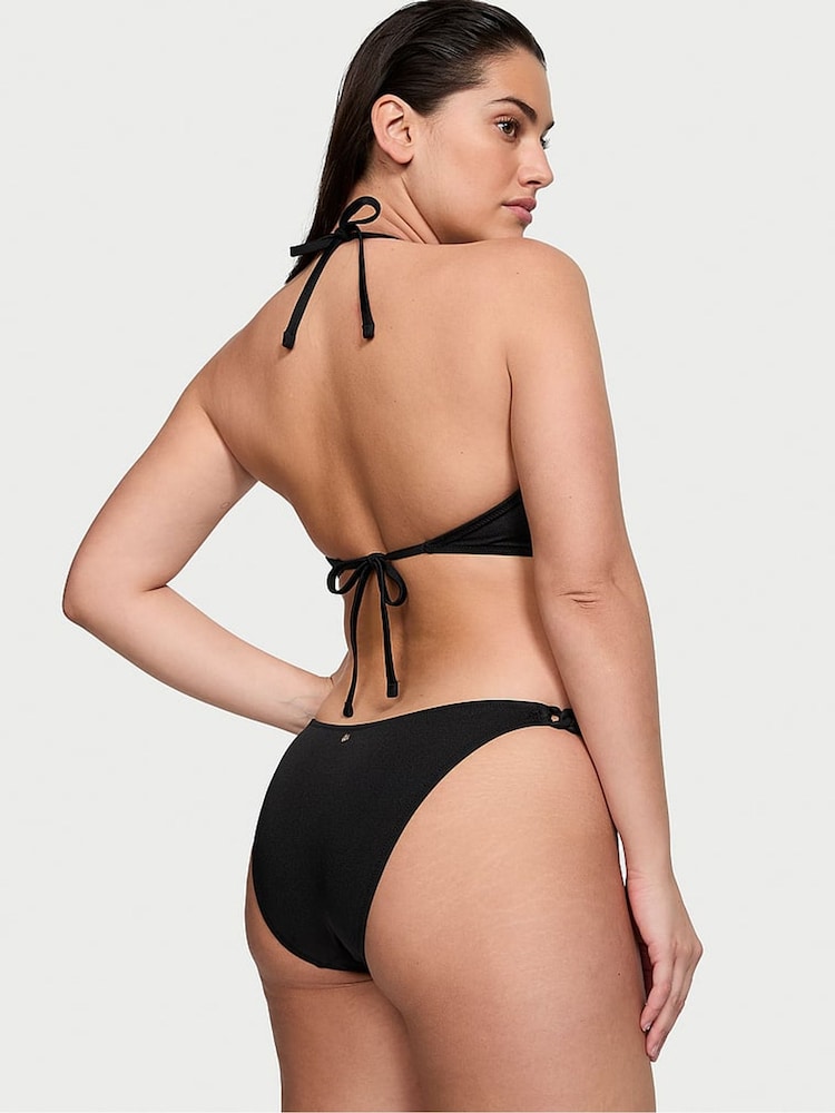 Victoria's Secret Black Cut Out Chain Swimsuit - Image 2 of 3 Victoria's Secret Black Cut Out Chain Swimsuit - Image 2 of 3