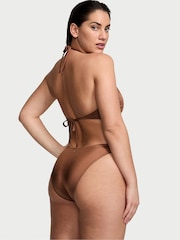 Victoria's Secret Caramel Brown Cheeky Swim Chain Bikini Bottom - Image 2 of 3