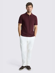 MOSS Red Pique Polo Shirt - Image 2 of 4