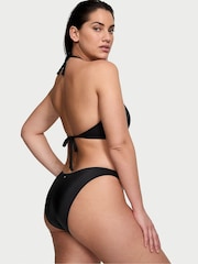 Victoria's Secret Nero Black Halter Swim Chain Bikini Top - Image 2 of 4