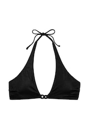 Victoria's Secret Nero Black Halter Swim Chain Bikini Top - Image 3 of 4