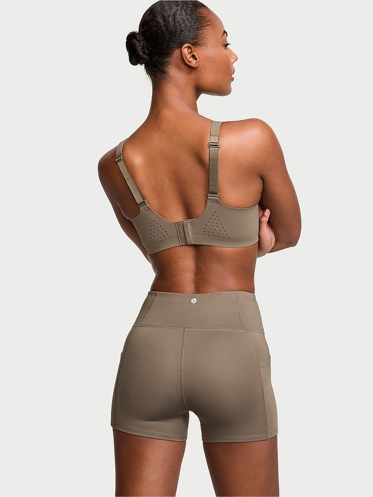 Victoria's Secret Terra Olive Green VS Essential 3" Cycling Shorts - Image 2 of 4 Victoria's Secret Terra Olive Green VS Essential 3" Cycling Shorts - Image 2 of 4