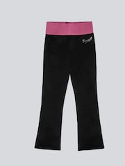 Hot Pink - Pineapple Womens Contrast Band Bootcut Jersey Trousers - Image 5 of 5