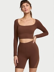 Victoria's Secret Ganache Brown VS Elevate Corset 3 Cycling Shorts - Image 1 of 3