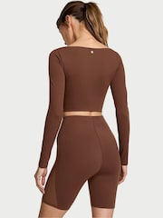 Victoria's Secret Ganache Brown VS Elevate Corset 3 Cycling Shorts - Image 2 of 3