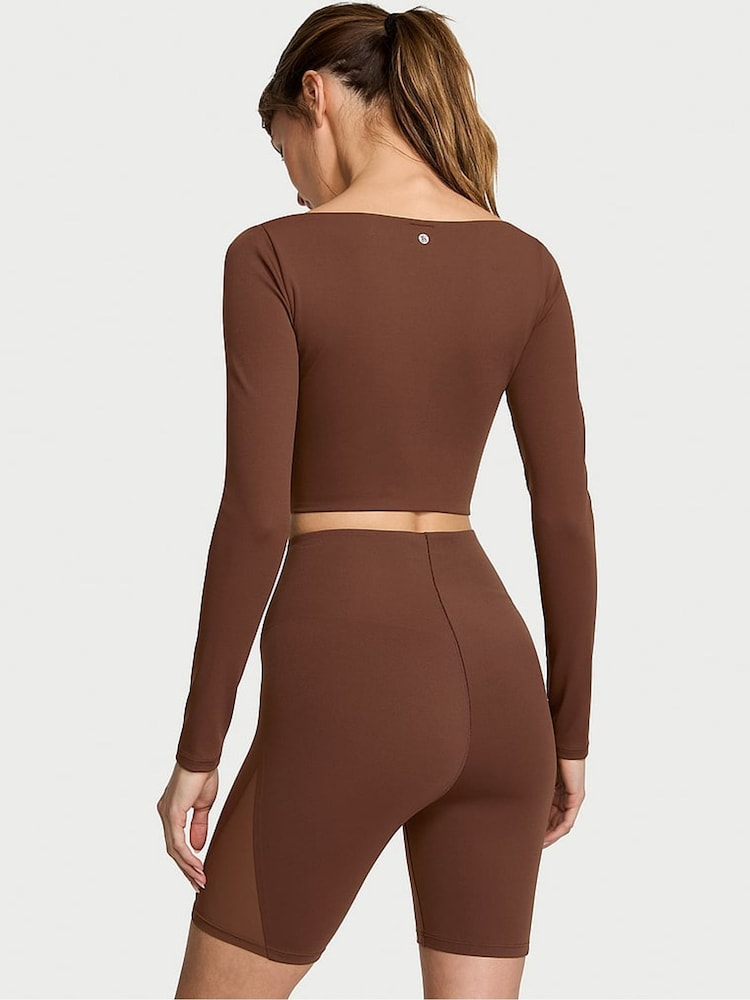 Victoria's Secret Ganache Brown VS Elevate Corset 3 Cycling Shorts - Image 2 of 3
