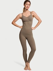 Victoria's Secret Terra Olive Green 7/8 Length VS Elevate Corset Leggings - Image 3 of 4