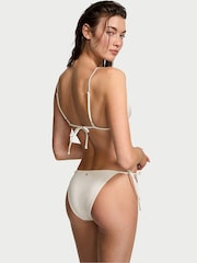 Victoria's Secret Coconut White Brazilian Swim Chain Bikini Bottom - Image 2 of 3