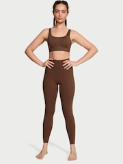 Victoria's Secret Ganache Brown 7/8 Length VS Elevate Light Compression Leggings - Image 1 of 4