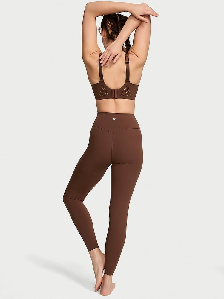 Victoria's Secret Ganache Brown 7/8 Length VS Elevate Light Compression Leggings - Image 2 of 4