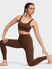 Victoria's Secret Ganache Brown 7/8 Length VS Elevate Light Compression Leggings - Image 3 of 4
