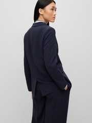 BOSS Blue Relaxed Fit Crepe Blazer - Image 2 of 6