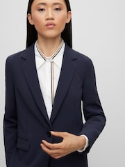 BOSS Blue Relaxed Fit Crepe Blazer - Image 4 of 6