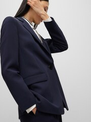 BOSS Blue Relaxed Fit Crepe Blazer - Image 5 of 6