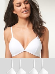 White First Bra Light Pad Non Wire Bras 2 Pack - Image 1 of 7