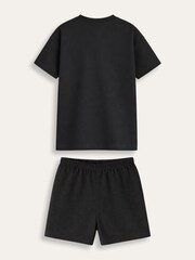 Brand Threads Black Essentials Short Pyjamas Set - Image 4 of 4