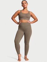 Victoria's Secret Terra Olive Green 7/8 Length VS Elevate Light Compression Leggings - Image 3 of 4