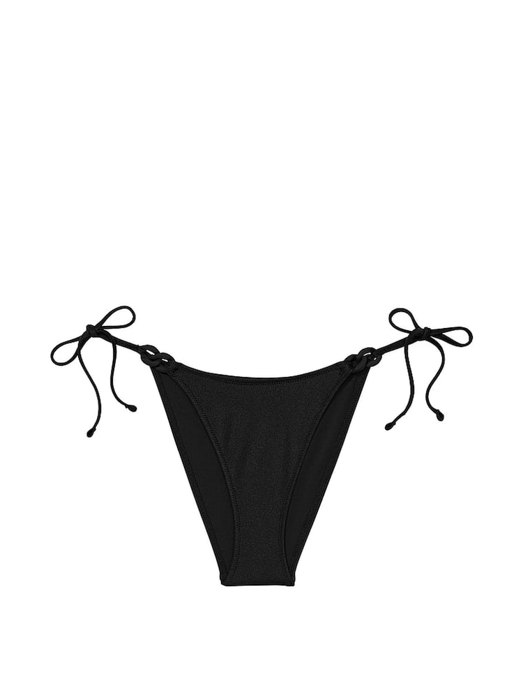 Victoria's Secret Nero Black Brazilian Swim Chain Bikini Bottom - Image 3 of 3