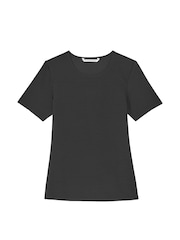 Victoria's Secret Pure Black Elevate™ Stretch T-Shirt - Image 3 of 3