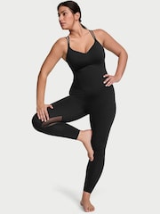 Victoria's Secret Pure Black 7/8 Length VS Elevate Corset Leggings - Image 3 of 4