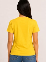 Brand Threads Yellow Brazil Football T-Shirt - Image 3 of 4