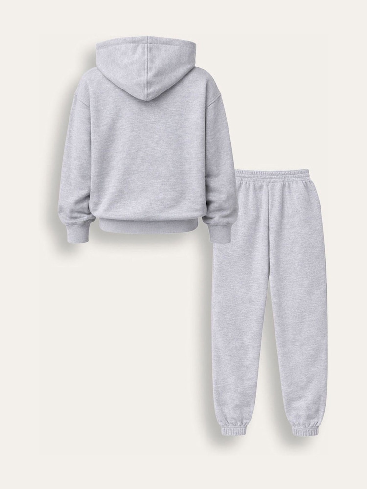 Brand Threads Grey Essentials Hoodie Tracksuit - Image 4 of 4 Brand Threads Grey Essentials Hoodie Tracksuit - Image 4 of 4