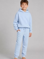 Brand Threads Blue Essentials Hoodie Tracksuit - Image 4 of 4
