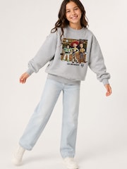 Brand Threads Grey Disney Toy Story 5 Sweatshirt - Image 1 of 2