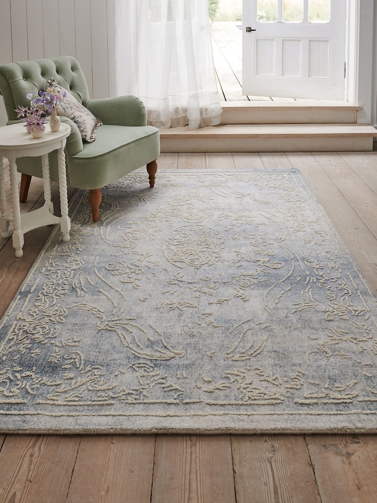 Shabby Chic by Rachel Ashwell® Blue Adeline Rug - Image 1 of 3