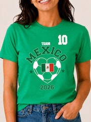 Brand Threads Green Mexico Football T-Shirt - Image 3 of 4
