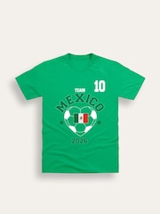 Brand Threads Green Mexico Football T-Shirt - Image 4 of 4