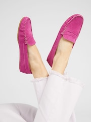 rožnata - Jones Bootmaker usnjeni mokasini - Slika 1 iz 6