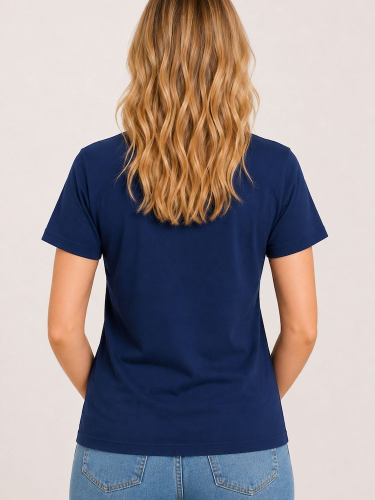 Brand Threads Blue Scotland Football T-Shirt - Image 2 of 4 Brand Threads Blue Scotland Football T-Shirt - Image 2 of 4