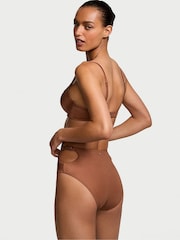 Victoria's Secret Caramel Brown Push Up Swim Chain Bikini Top - Image 2 of 3