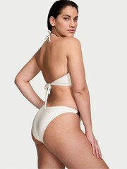 Victoria's Secret Coconut White Halter Swim Chain Bikini Top - Image 2 of 3
