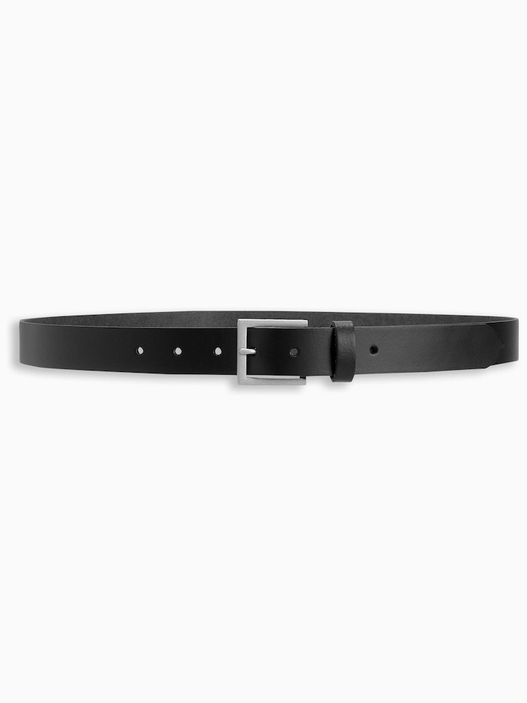 Black Leather Jeans Belt - Image 1 of 3