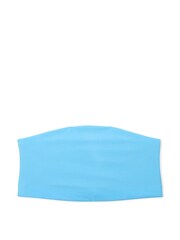 Victoria's Secret PINK Castaway Blue Rib Bandeau Soft Stretch Bralette - Image 3 of 3