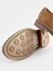 Stone Suede Signature Chunky Derby Shoes - Image 3 of 6