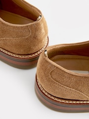 Stone Suede Signature Chunky Derby Shoes - Image 4 of 6