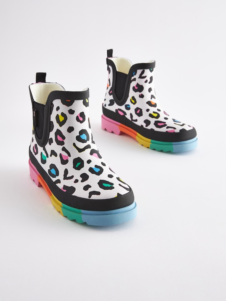 Multicolour Animal Print Chelsea Wellies - Image 1 of 6
