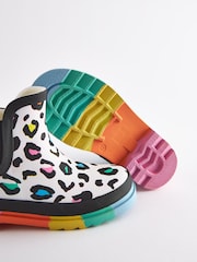 Multicolour Animal Print Chelsea Wellies - Image 3 of 6