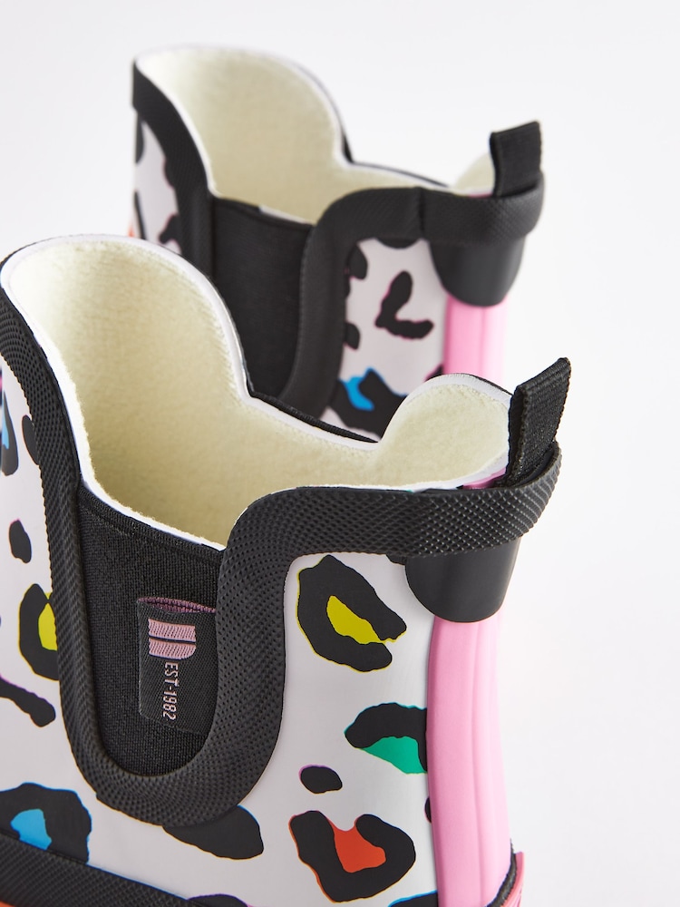 Multicolour Animal Print Chelsea Wellies - Image 4 of 6