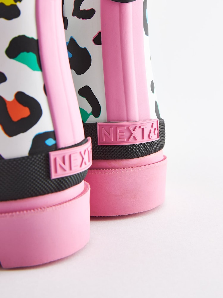 Multicolour Animal Print Chelsea Wellies - Image 5 of 6