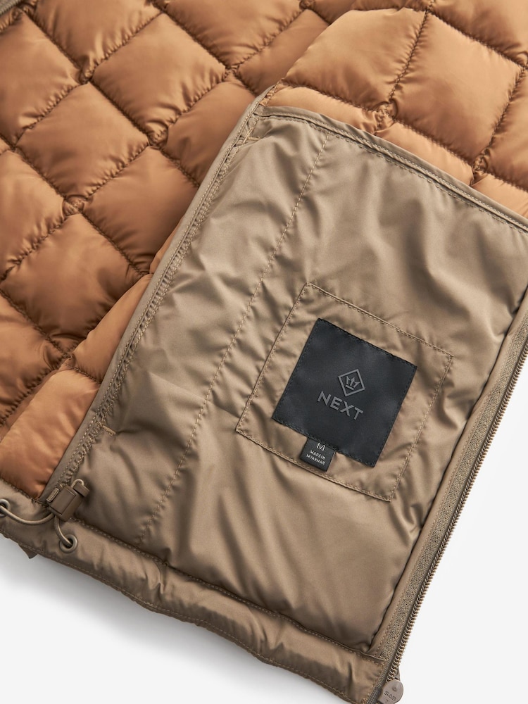 Stone Neutral Lightweight Square Gilet - Image 6 of 6