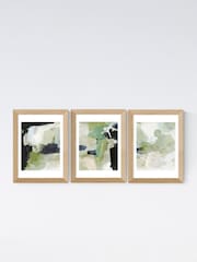 East End Prints Set of 3 Green Wall Prints Set by Dan Hobday - Image 2 of 2