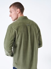 Crew Clothing Green Long Sleeve Classic Fit Cord 100% Cotton Shirt - Image 2 of 5